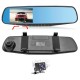 Rearview Mirror Car Dvr Camera Video Recorder, black, 3.4"