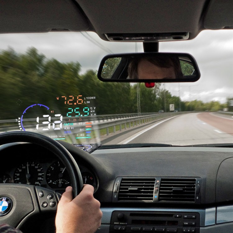 Head Up Display projection E350