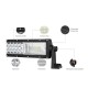 Proiector LED Bar, Off Road, 3 randuri leduri, curbat, 540W, 106cm