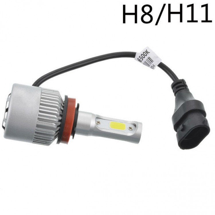 Kit 2pcs car headlights LED S2, 36W, 6000Lm, 6500k - H11