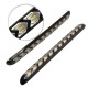 2 pcs arrow flexible LED DRL with sequential yellow turn signal 18.5cm