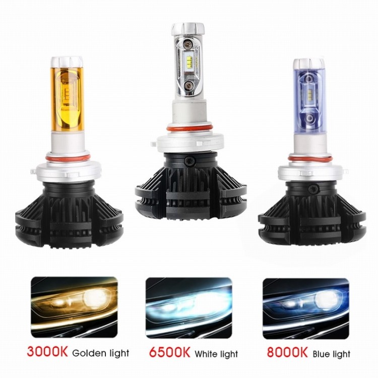 Set becuri LED auto X3, 50W, 6000Lm, 6500k - H3